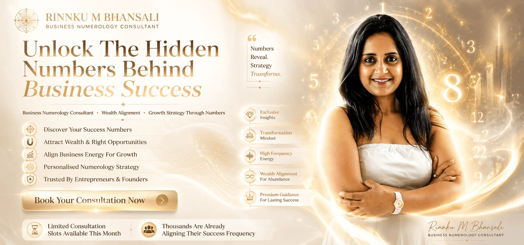 Move with confidence when timing, identity, and momentum need to align. - numerology, vastu, and business guidance banner